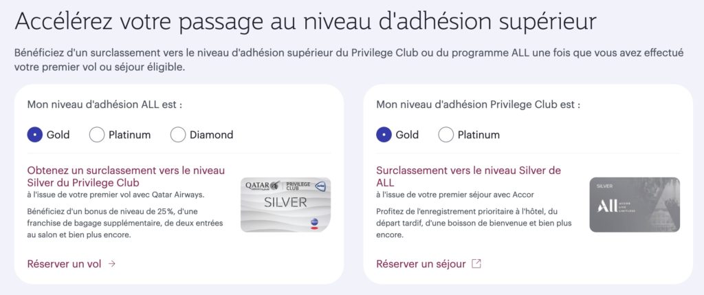 Cross Rewards Statuts Fr