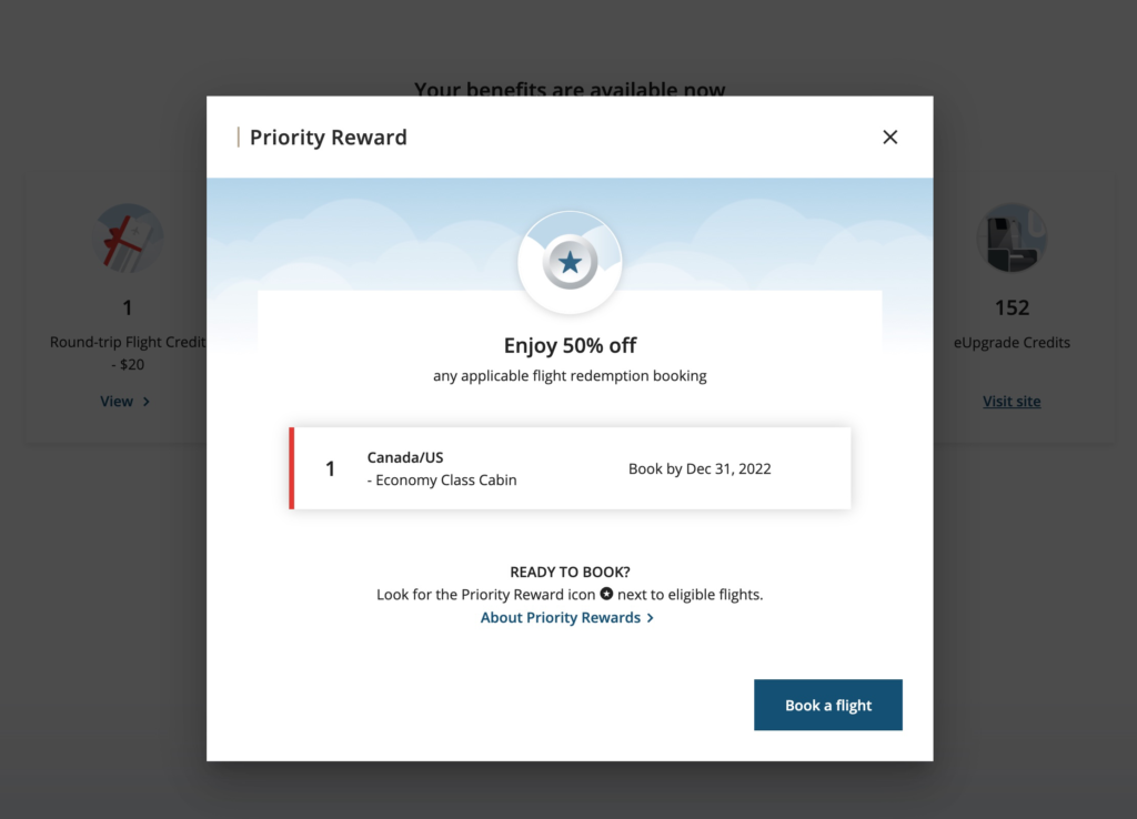 Aeroplan Priority Rewards