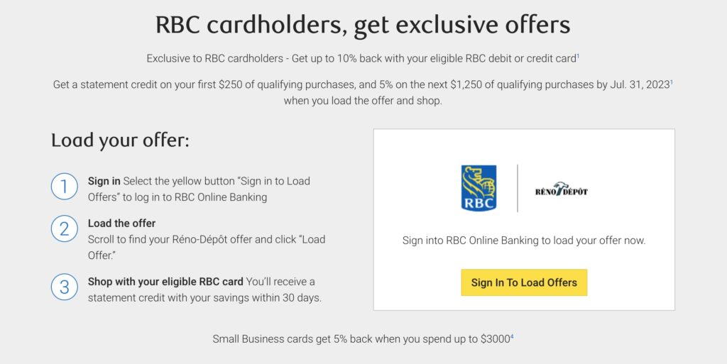 rbc avion recompenses reno depot fr