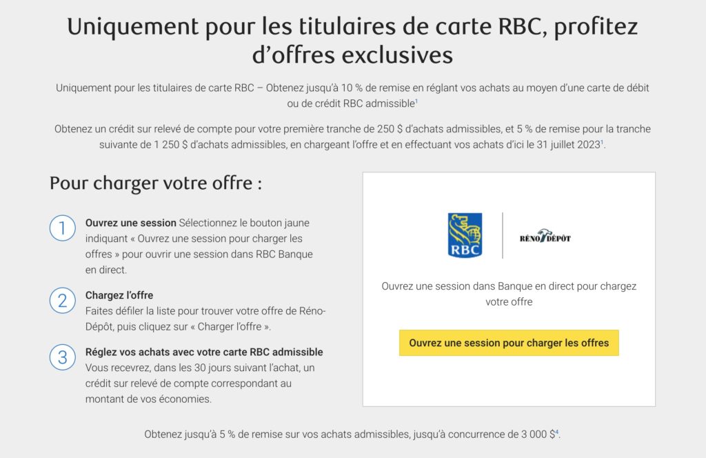 Rbc Avion Recompenses Reno Depot Fr