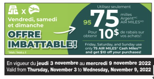 75 AM chez Jean Coutu