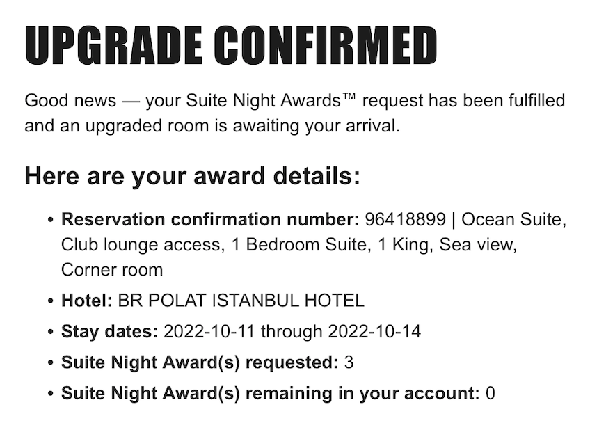 3. Confirmation upgrade SNA