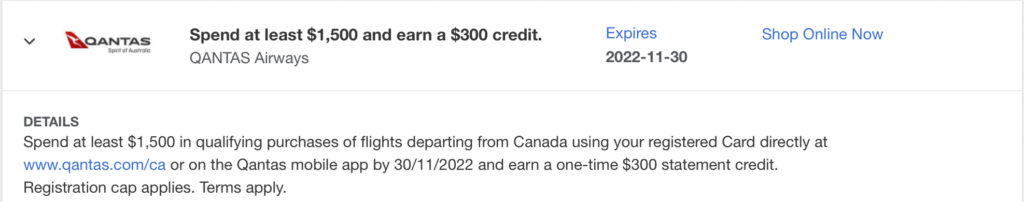 Australia Amex Offer