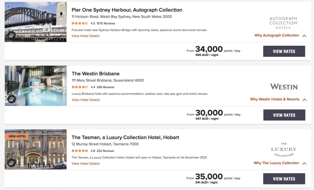 Australia Marriott Bonvoy