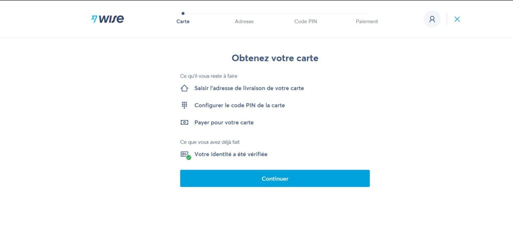 Demande Carte Wise 2