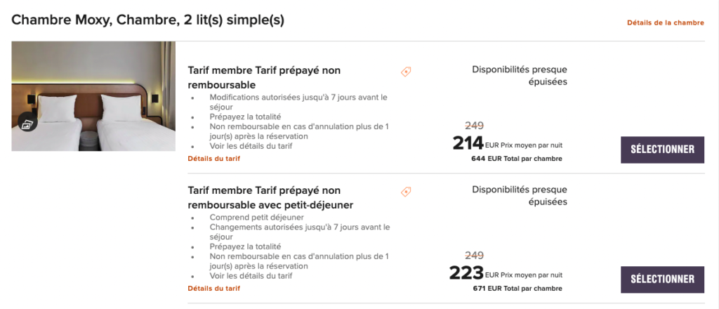 Moxy Paris Bastille Tarifs Petit Déjeuner