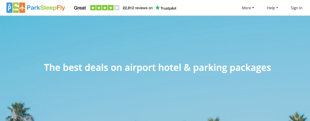 Park Sleep Fly accueil