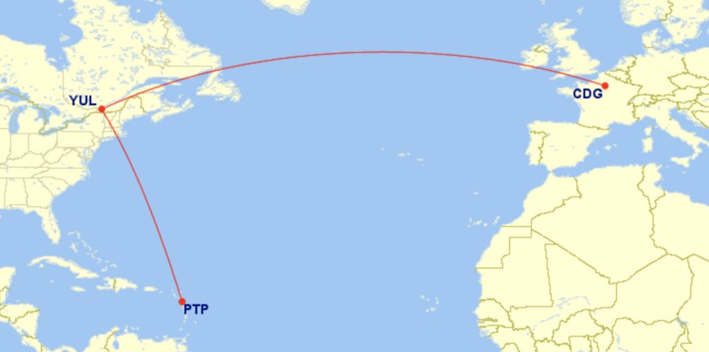 Ptp Yul Cdg Af