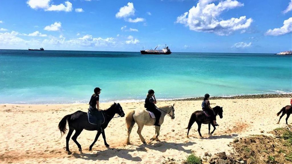 quitation sur la plage