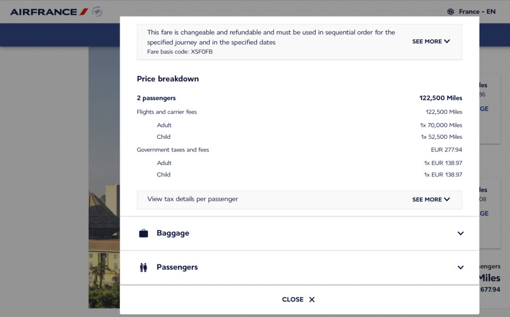 Flying Blue with child 2