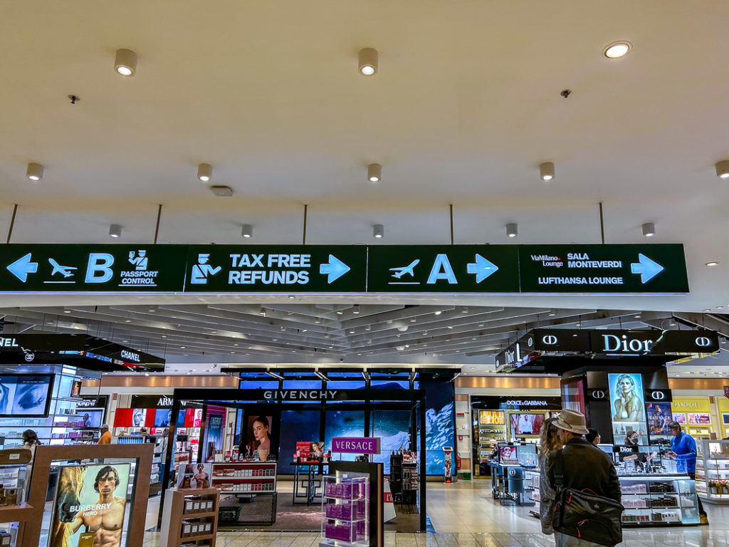 Lufthansa lounge Milan MXP-01