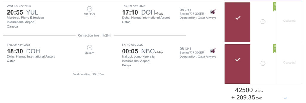 Safari In Africa Avios Qatar