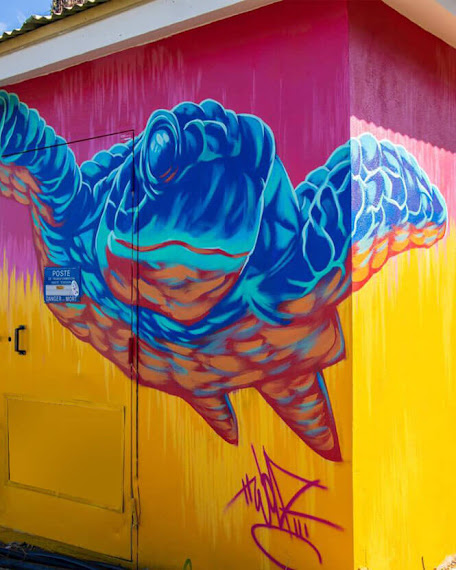 art mural à Saint-Martin