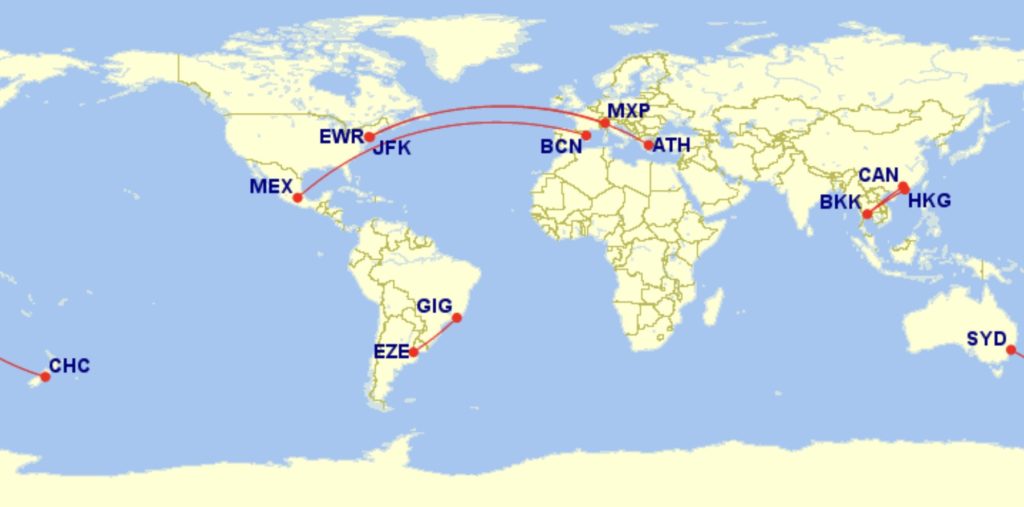 Emirates Fifth Freedom Flights