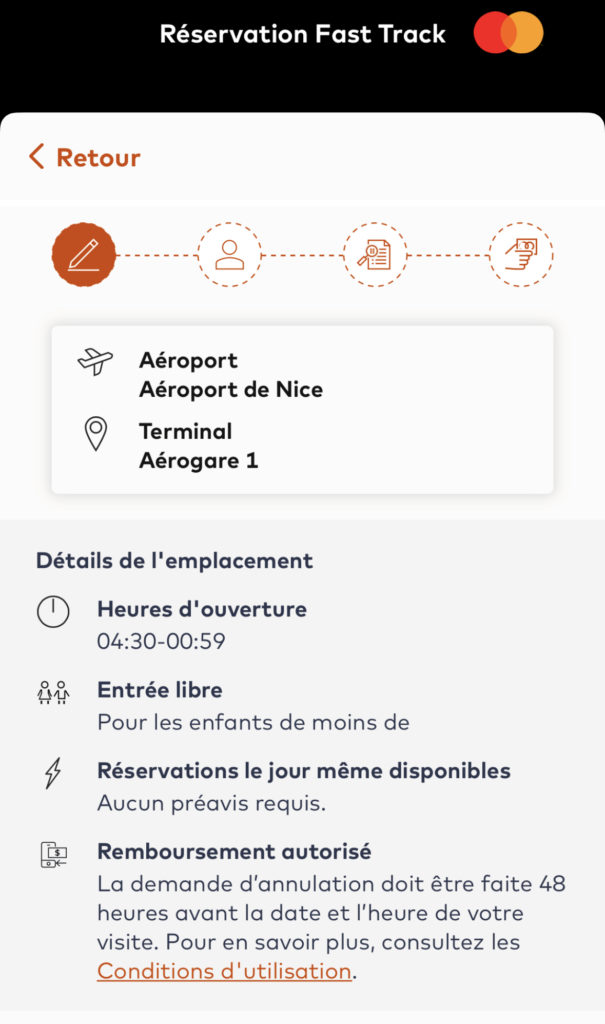 Fast Track Mastercard Nce Fr
