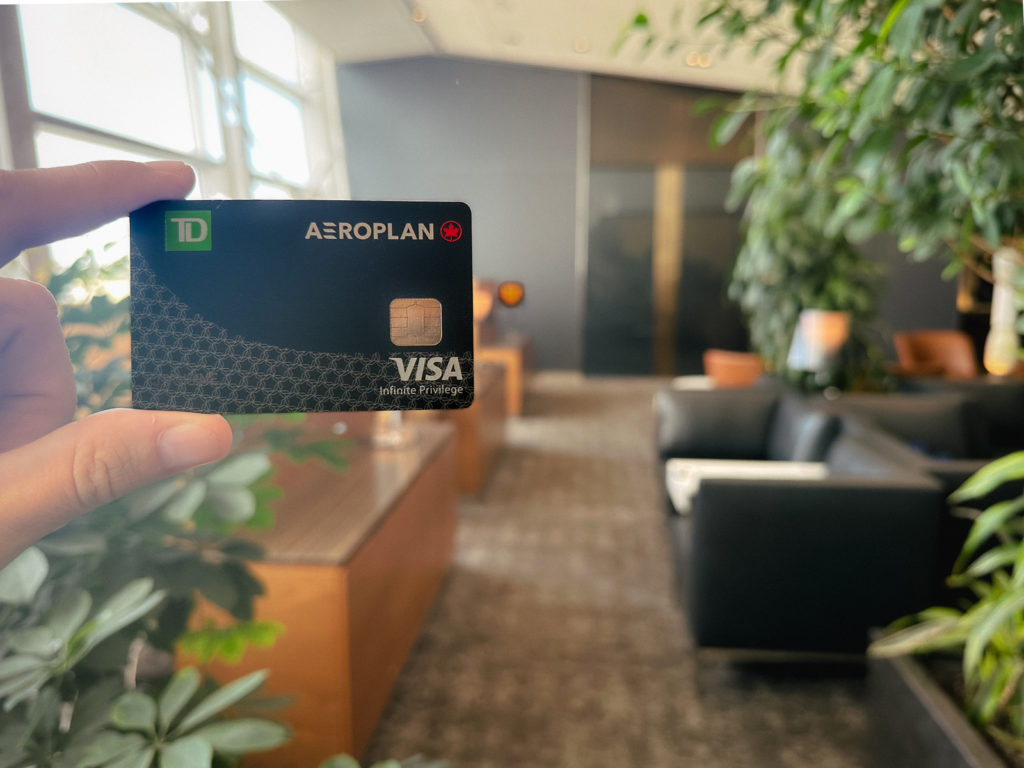 Carte visa infinite privilege td aeroplan salon ac feuille erable