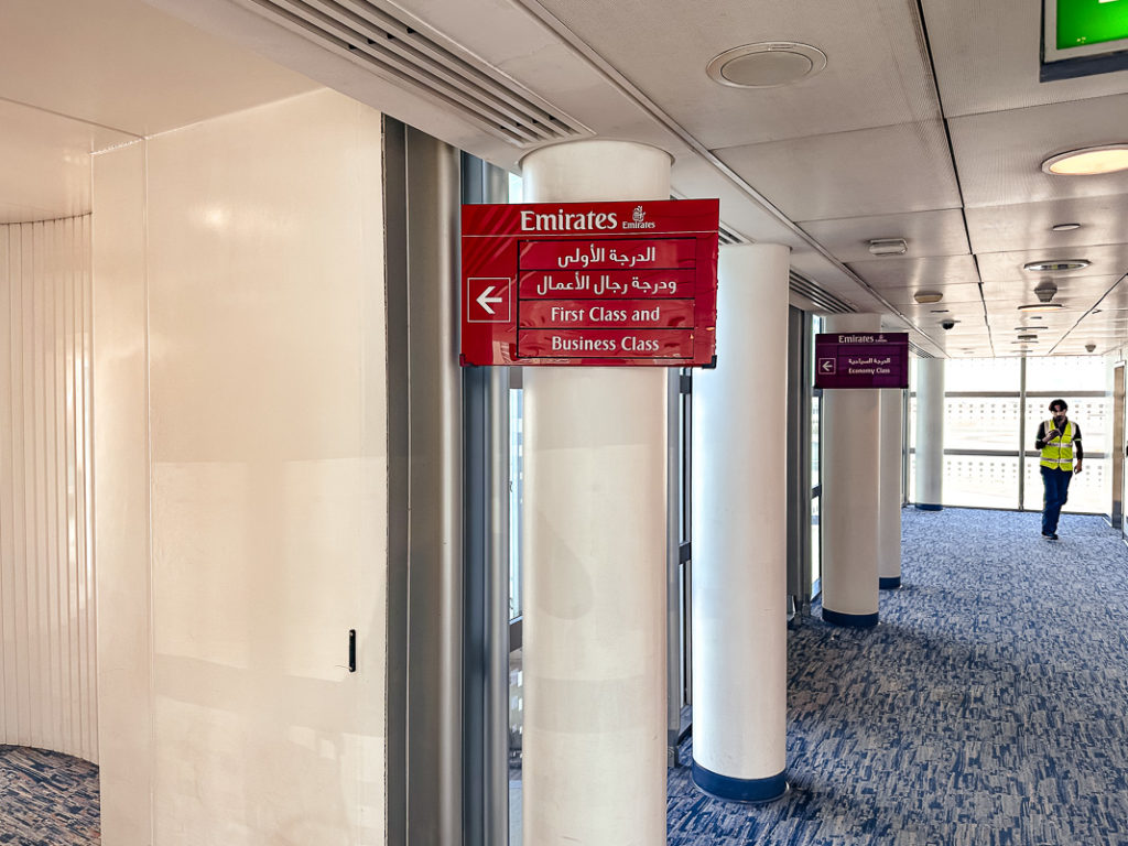 Emirates A380 - Classe Affaires