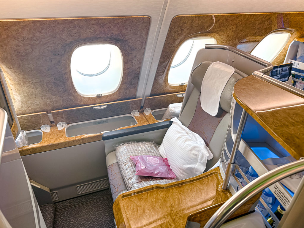 Emirates A380 - Classe Affaires