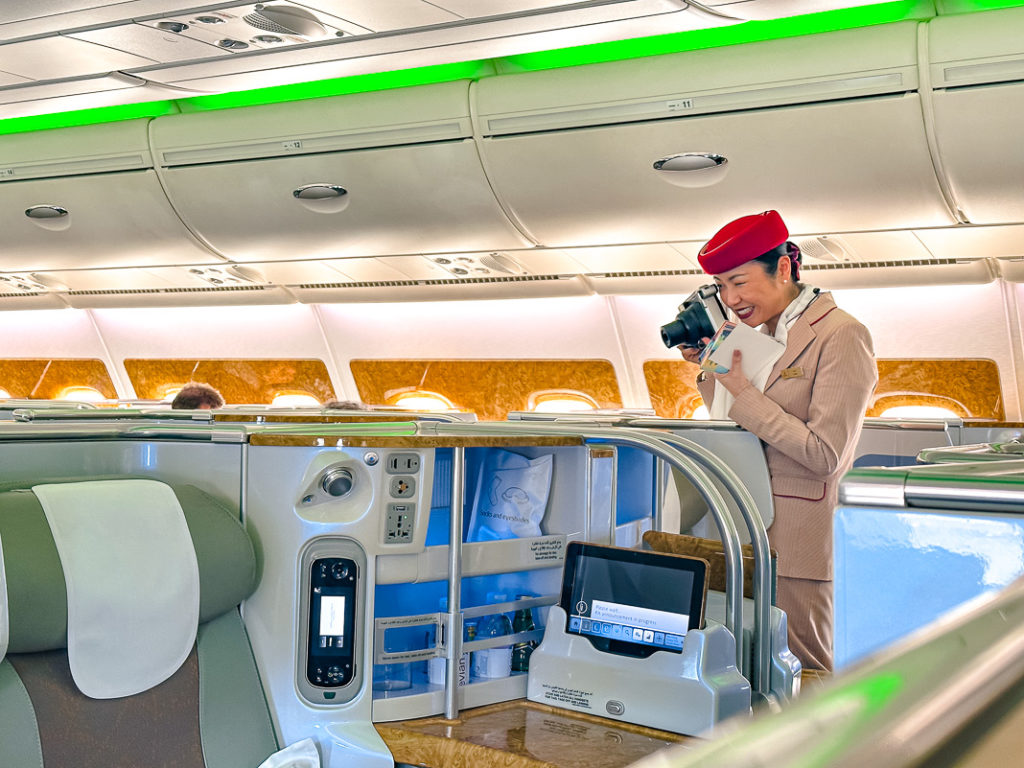 Emirates A380 - Classe Affaires