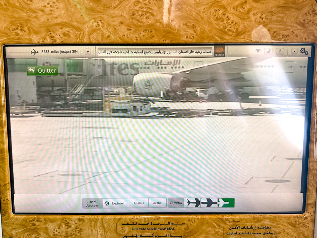 Emirates A380 - Classe Affaires