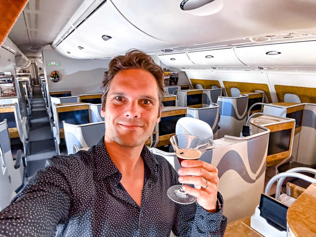 Emirates A380 - Classe Affaires