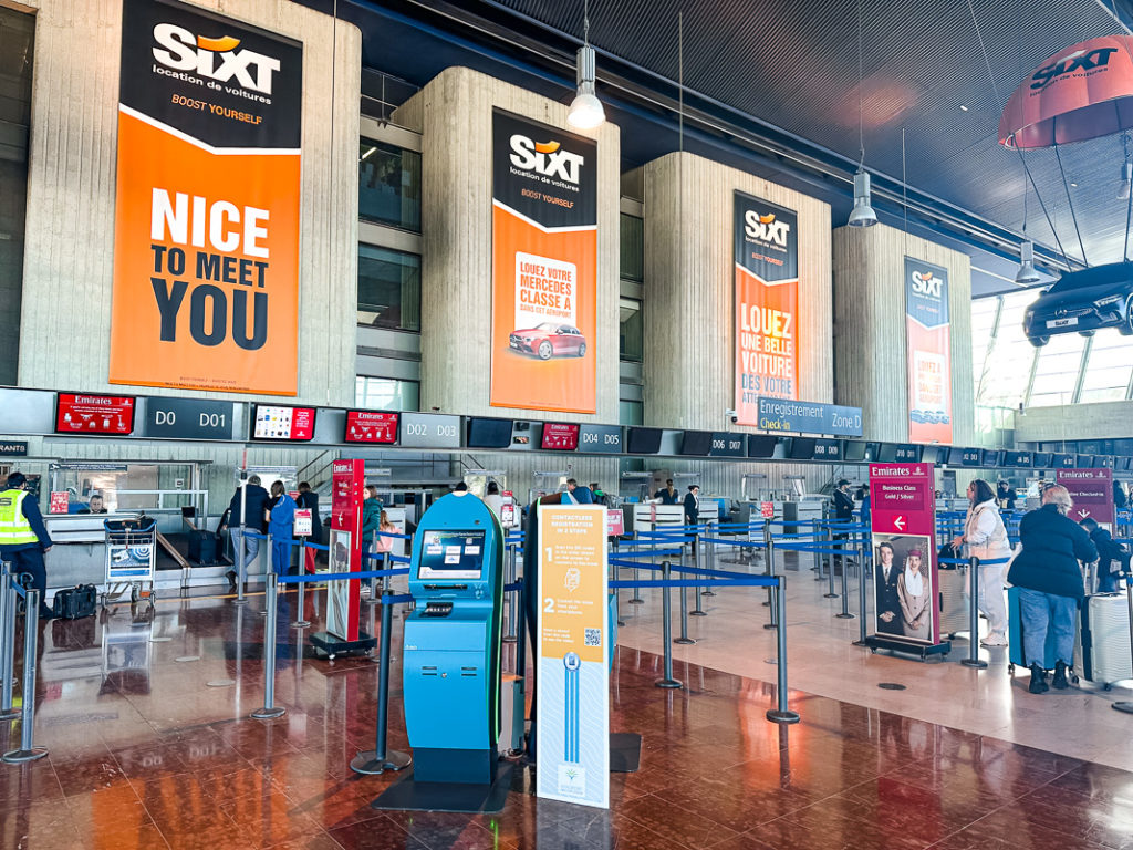 Enregistrement Emirates - Nice Côte d'Azur