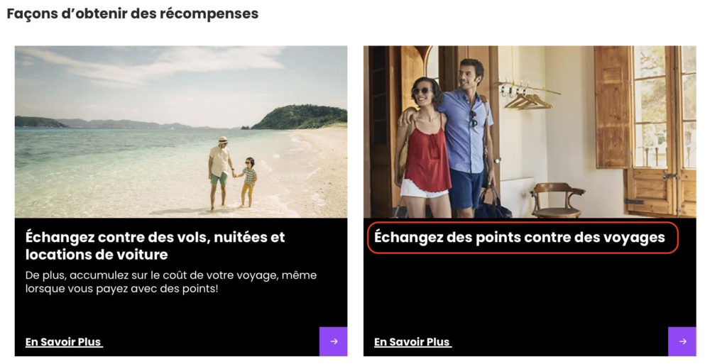 Points recompenses scene