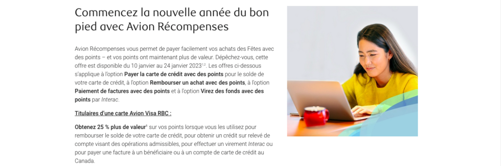Promo Avion Récompenses