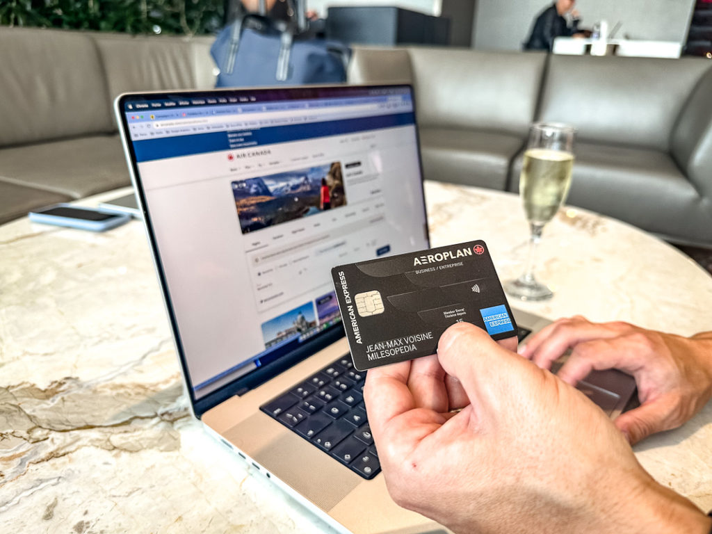 Salon Feuille d'Érable Air Canada - Cartes de crédit