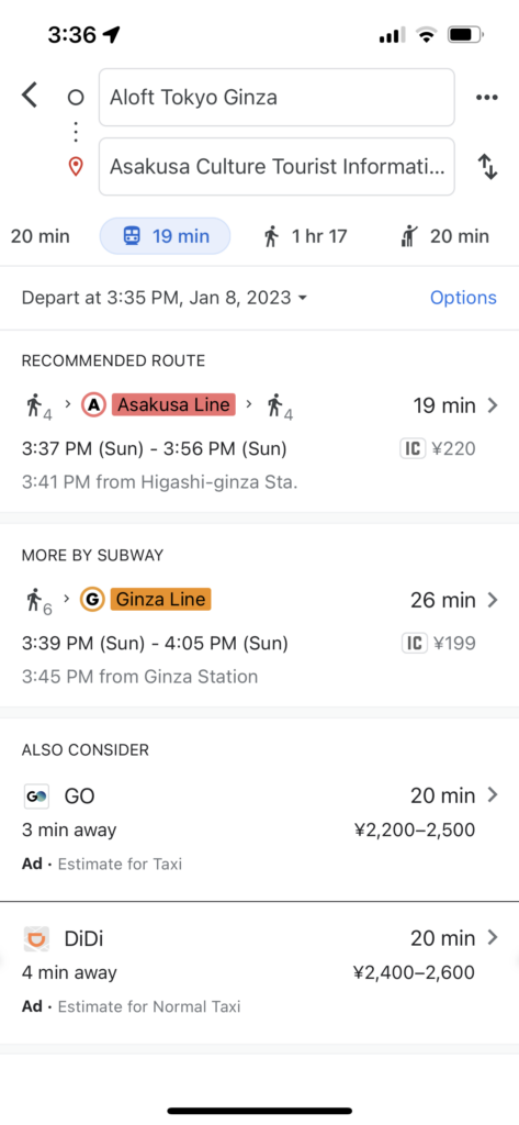 Tokyo google maps 9073