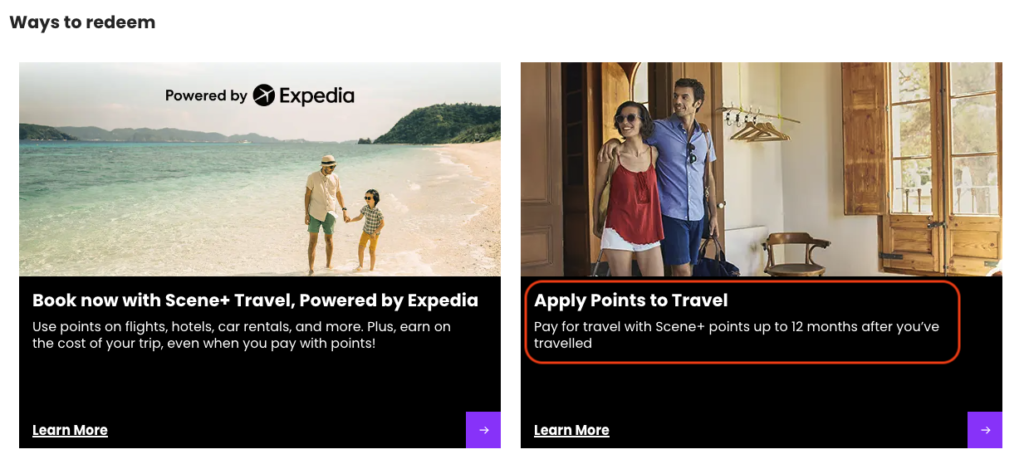 Points récompenses Scene-