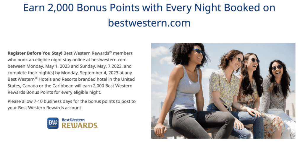 Best western promo en
