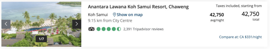 Anantara Lawana - Aéroplan