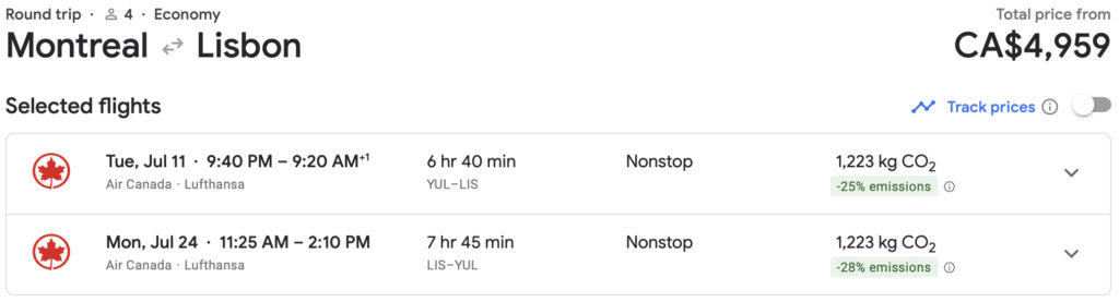 Family destination portugal in cash