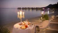 Sofitel moorea beach dinner