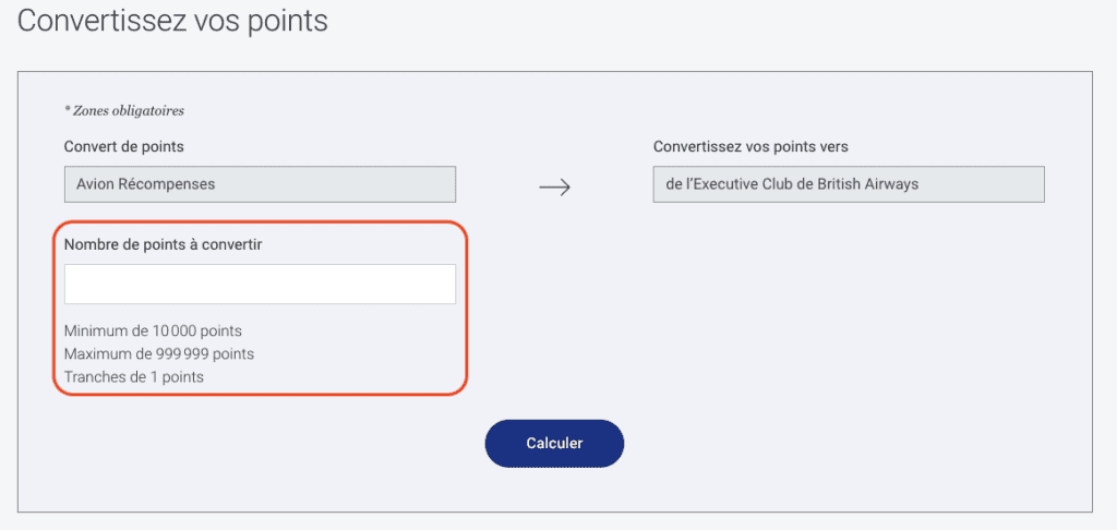 Avios rbc transfert british