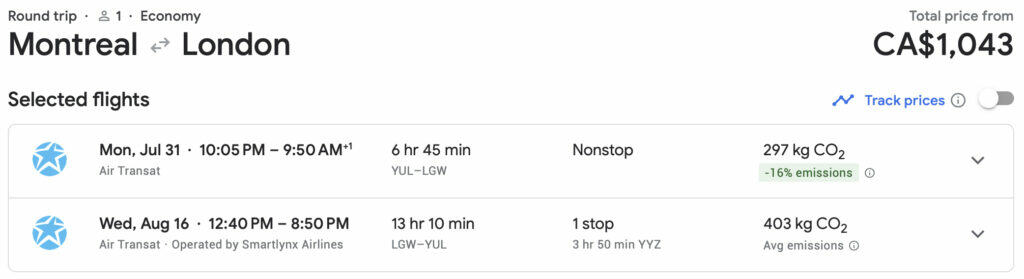 Cheapest airfare to Europe