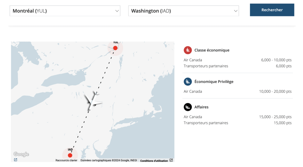 FR montreal washington