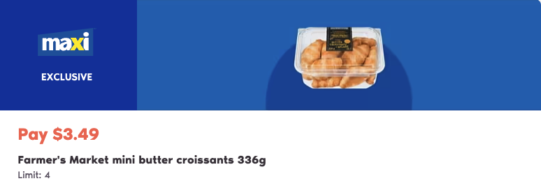 PC Optimum Maxi rabais produit