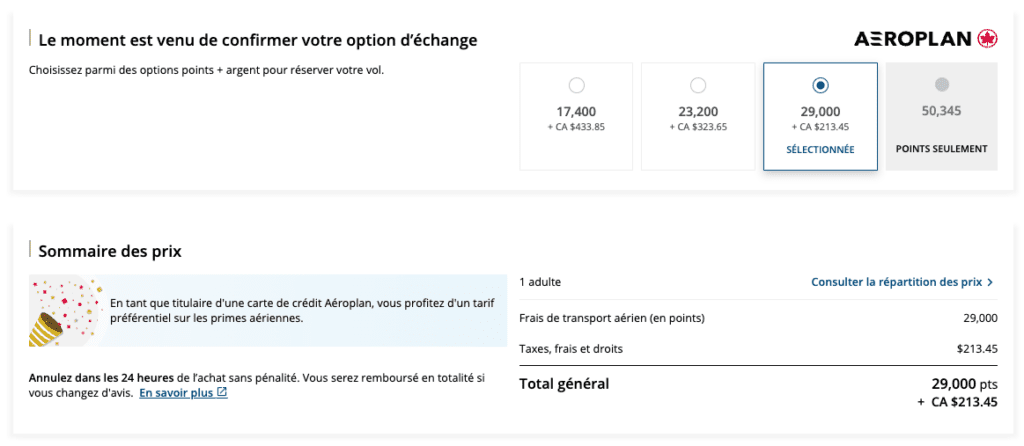 Yul-mex mai 2023 Aeroplan