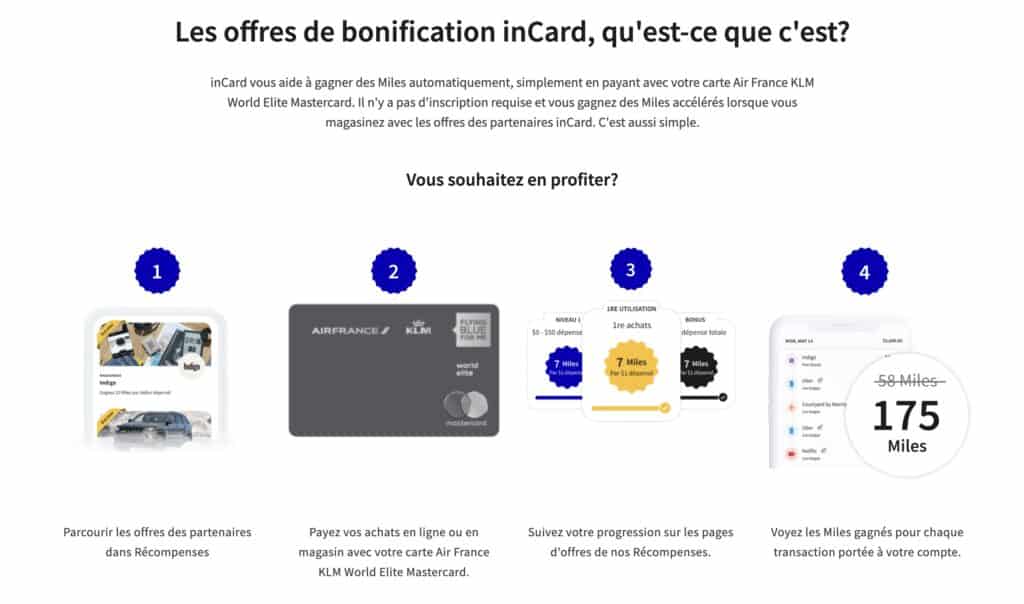 Carte air france klm flying blue incard details fr