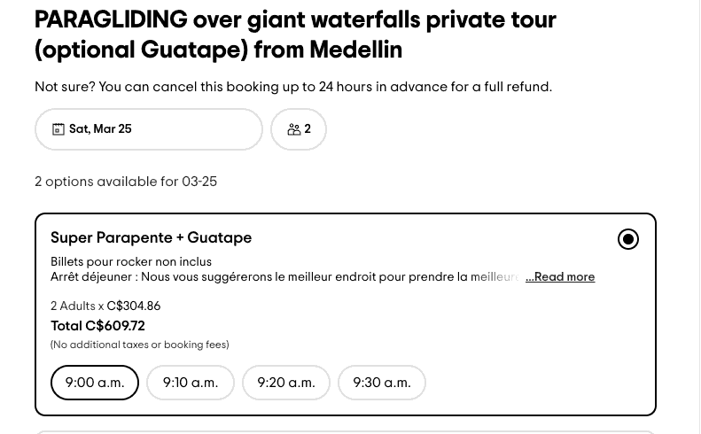 tripadvisor availability en