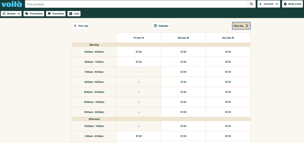 plage horaire voila par iga