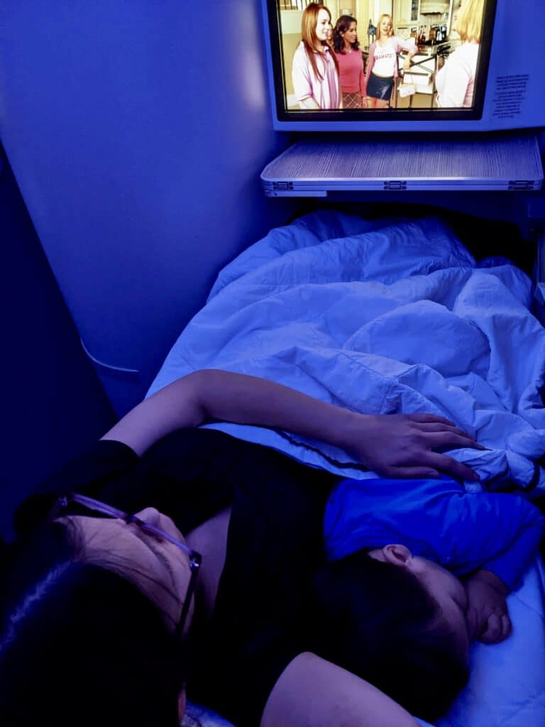 Business class with children