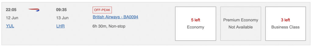 Cheap Flights to Europe with Points – Limited off-peak fares Avios