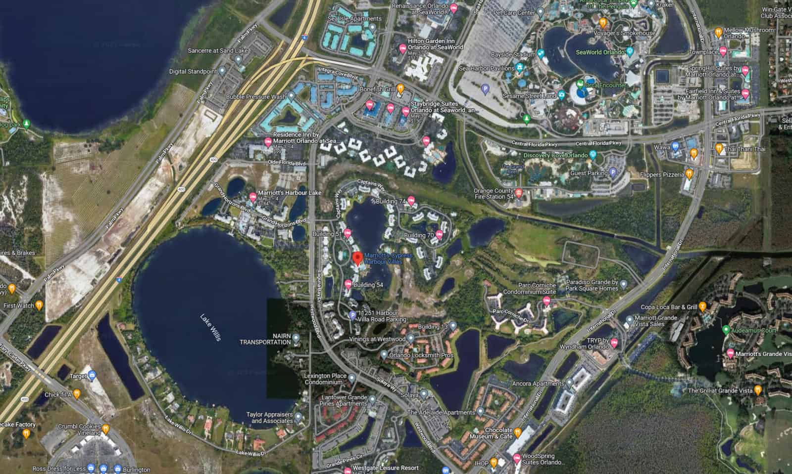 Marriott's Cypress Harbour Villas - Location