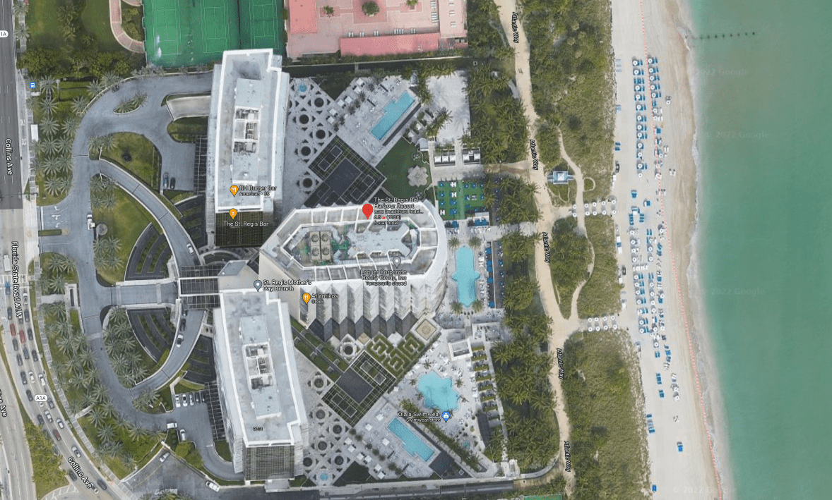 St Regis Bal Harbour - Location