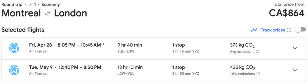 London cheap cash fare