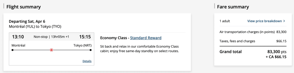 One year out with Aeroplan Tokyo