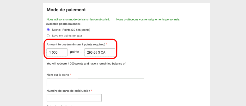 Paiement points scene expedia 1